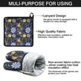 thumbnail image 7 of Pioneer Flower Kitchen Oven Mitt and Pot Holder Sets 4 Pcs for Baking, Cooking and Grilling, Heat Resistant Up To 392 °F, 7 of 7