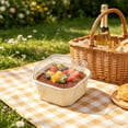 thumbnail image 1 of Fufafayo 50 Pack Small Charcuterie Boxes, Clear Lid Plastic Carry Container For Bakery Dessert Fruit Cake Cookies Packaging, To Go Box For Parties Events, 1 of 6