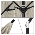 thumbnail image 3 of Pemberly Row Skye 9' Black Patio Umbrella in Olefin Woven Granite, 3 of 3