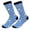 Blue, variant on Welsh Corgi Socks - 200 Needle Count - Cotton Socks - Soft and Comfortable - Life Like Detail of Welsh Corgi- Unisex