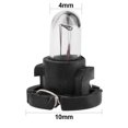 thumbnail image 2 of Bombillas para instrumentos interiores de automóviles T4 Universal 12V Auto Dashboard Lamps 5pcs, 2 of 7