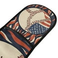 thumbnail image 4 of Yayeee Double Oven Mitt Kitchen Heat Resistant Baking 35" x7" Quilted Glove, Baseball Pattern, 4 of 6