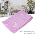 thumbnail image 3 of Stars Pattern Soft Cozy Polyester Blanket for Boys Girls, All Seasons Gifts Blanket for Kids.(2.5x3.3ft) [Purple], 3 of 7
