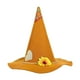 thumbnail image 1 of Sombrero de espantapájaros para Halloween, accesorio ligero para fotos de disfraces. Negro con flor, 1 of 9