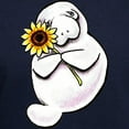 thumbnail image 3 of CafePress - Sunny Manatee Hoodie - Pullover Hoodie, Classic, Comfortable Hooded Sweatshirt, 3 of 4