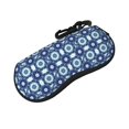 thumbnail image 2 of Picia Vintage Blue Print Sunglasses Case, Eyeglasses Case Protector Large Glasses Case, Key Lock Case Protective Glasses Holder Eyeglasses Cases, 2 of 8