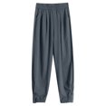 thumbnail image 7 of LIaqionyy Women Pants Casual Flowy Pant Elastic Waist Jogger Vacation Beach Lightweight Lounge Trousers with Pockets, 7 of 7