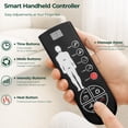 thumbnail image 6 of Full Body Massage Mat with Heat, 10 Vibration Motors & 2 Heating Pads, Massage Pad for Neck, Back, Waist & Legs, 6 of 9