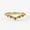 Rose Plated, variant on Round Cut Moss Agate V Shaped Curved Chevron Ring, 925 Sterling Silver Yellow Gold Plated Pretty Ring, Vintage Inspired Trendy Handmade Jewelry, Gift For Her