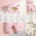 thumbnail image 4 of Newborn Infant Baby Boy Fall Jumpsuit Letter Embroidery Romper, 4 of 9