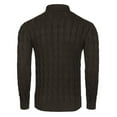 thumbnail image 3 of COOFANDY Men's Slim Fit Turtleneck Long Sleeve Sweater Casual Twisted Knitted Pullover Sweaters, 3 of 6