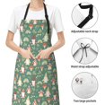 thumbnail image 6 of Uemuo Mushrooms Gnome Pattern Waterproof Apron Adjustable Dishwasher Apron- Apron for Women Men Heavy Duty Work Apron for Dishwashing Chemical Lab, 6 of 9