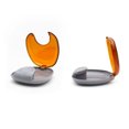 thumbnail image 3 of EeaseCA Dental Braces Storage Box Case Holder False Teeth Transparent Teeth Retainer Case (Orange), 3 of 8