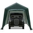 thumbnail image 3 of Gymax 8'x14' Patio Tent Carport Storage Shelter Shed Car Canopy Heavy Duty Green, 3 of 10
