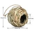 thumbnail image 4 of Bird Nest House under $5! Yannianjz 3 Pack Hanging Bird Nest House for Outside, Ball Shape, Hand Woven, Durable Sturdy, Perfect for Garden Patio Lawn Office Indoor, 4 of 9