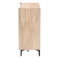 thumbnail image 5 of Baxton Studio Malcolm Mid-Century Shoe Cabinet, 8-Shelf, Oak Brown, 5 of 11