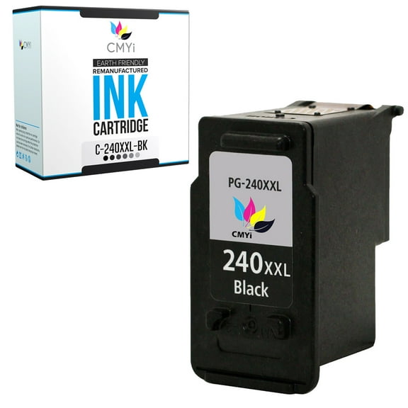 CMYi Black Ink Cartridge Replacement Compatible for Canon Pixma PG-240XXL Inkjet Printers Series (1 Pack)