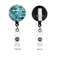 thumbnail image 2 of WIRESTER Set 2pcs Design Key Card Holder Belt Clip Reel Id Badge Retractable, Mermaid Scales, 2 of 5