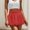 Red, variant on Clearance Clothes Under $10.00 Abomasnow Women's Y2K Bubble Shorts Elastic High Waisted Wide Leg Bloomers Shorts