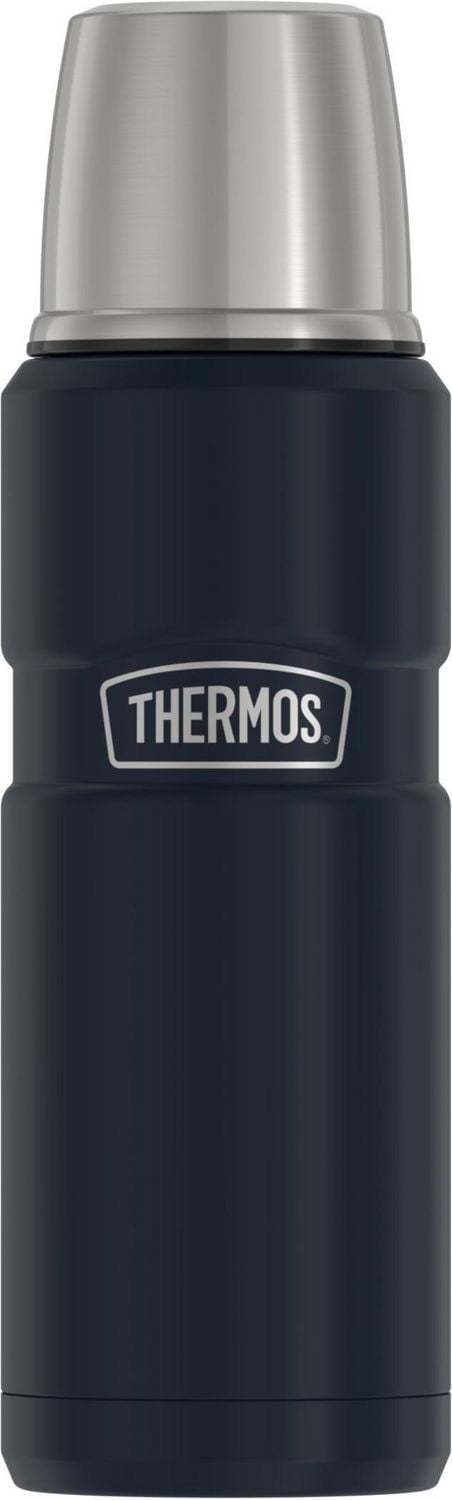 Thermos Stainless King Vacuum-Insulated 16 Oz Compact Bottle, 16 Oz, Midnight Blue