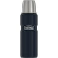 thumbnail image 1 of Thermos Stainless King Vacuum Insulated 16 oz Compact Bottle, Midnight Blue, 1 of 5