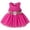 Hot Pink, variant on Duqingm Toddler Tulle Dress Summer Spaghetti Strap Party Tutu Flower Girl Dresses White,12-18 Months