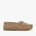 thumbnail image 2 of Sleepers Mens Adie Real Suede Moccasin Slippers, 2 of 3
