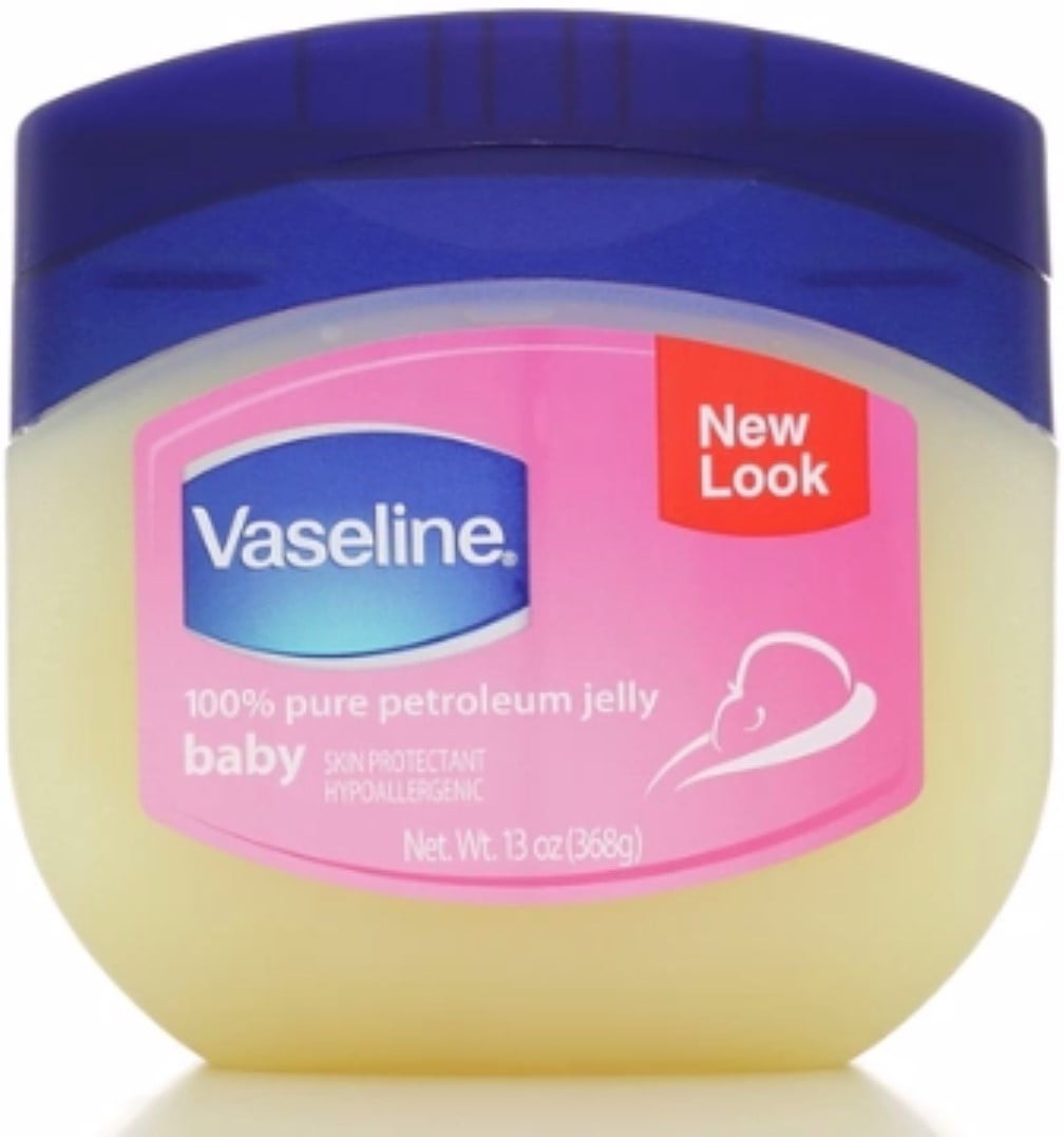 Vaseline 100% Pure Petroleum Jelly, Baby 13 oz (Pack of 2)