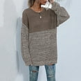 thumbnail image 4 of Maean Oversized Sweaters for Womens Fall Baggy Fashion Long Sleeve Knitted Comfortable Warm Sweater, 4 of 7