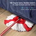 thumbnail image 4 of GHSDFBB Spin Mop Replacement Base Rotating Triangle Mop Head Cover Easy Wring Triangle Rotating Mop Plastic Triangle Mop Head Spin Mop Accessories for O-Cedar Spin Mop, 4 of 7
