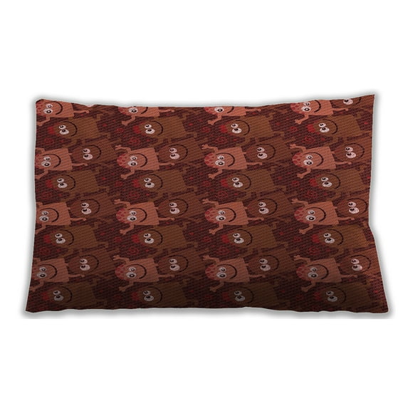Ahgly Company Indoor Rectangular Contemporary Lumbar Throw Pillow, 13 inch by 19 inch