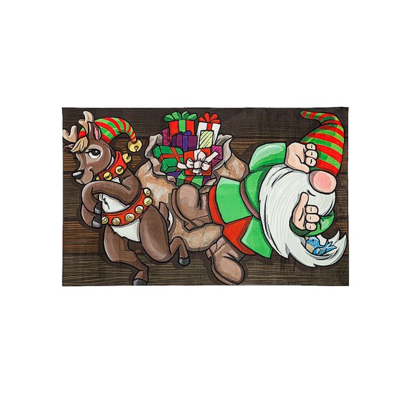 Reindeer and Elf Mat Peeper Layering Mat