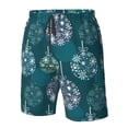 thumbnail image 4 of Logiee whiter Snowflake balloons Print Mens Swim Trunks Quick Dry Board Shorts,Breathable Hawaii Beach Shorts Swimwear Bathing Suits-XX-Large, 4 of 6