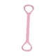 thumbnail image 2 of Banda de resistencia para ejercicios de fitness, mango antideslizante en forma de 8, entrenamiento premium Rosa 40 cm de largo, 2 of 8
