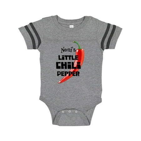 

Inktastic Noni s Little Chili Pepper Gift Baby Boy or Baby Girl Bodysuit