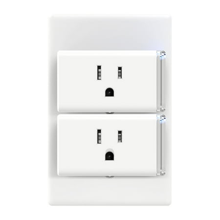 TP-Link - Kasa Smart Wi-Fi Plug Mini (2-Pack) - White
