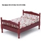 thumbnail image 5 of M Buder Cama De Dormitorio En Miniatura Para Casa De Muñecas 1:12 Muebles De Juguete Marrón 16.5 cm, 5 of 9