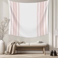 thumbnail image 5 of Pink Striped Small Tapestry for Bedroom Wall Hanging Tapestry,Modern White Striped Abstract Art Aesthetics Ceiling Backdrop Tapestries Poster Blanket Wall Decor for Teens Room Living Room 23" x 28", 5 of 8