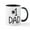White/Black Inside, variant on CafePress - Number 1 Dad Mug - 11 oz Ceramic Mug - Novelty Coffee Tea Cup