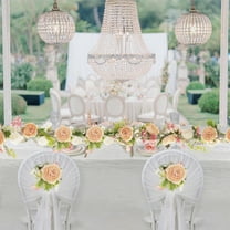 Deeceymbur Multi Color Plastic Rose Decorative Vines Hanging Garland for Living Room Wall Covering Event Decor and Gift Giving 5.91ft