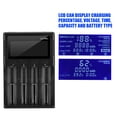 thumbnail image 4 of Cargador inteligente LCD, Liitokala Lii pD4 Cargador de batería LCD Cargador de batería LCD Los mejores materiales, 4 of 8