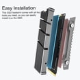 thumbnail image 3 of Cateissary Computadora M.2 NVME Disipador de calor PC de escritorio Laptop SSD Almohadilla térmica de silicona Radiador Computadoras Accesorios Videojuegos y accesorios, 3 of 6