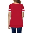 thumbnail image 2 of Sherrylily Girls Casual Short Sleeve T Shirts Kids Loose Tunic Tops Size 4-15, 2 of 3