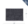 thumbnail image 5 of LammaLoe Bath Rug, Chenille Bathroom Rug, Absorbant Bath Mat For Bathroom Decor, Shower Mat 17x24 & 20x32 Pack, 5 of 6