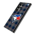 thumbnail image 2 of Keyscaper Toronto Blue Jays Plaid Galaxy Magnetic Bump Case, 2 of 7