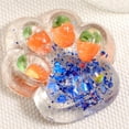 thumbnail image 1 of CAT Paw Squishy, Slow Rising Clear Glitter Squeeze, Cute Cat Paw Squishies, 1 of 6