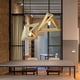 thumbnail image 3 of Lámpara de madera maciza sencilla, estilo nórdico moderno para el hogar con accesorios de iluminación colgantes para candelabros geométricos, 3 of 6