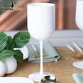thumbnail image 3 of Impresserve 12oz. White Plastic Wine Goblet - 5 Count, 3 of 7