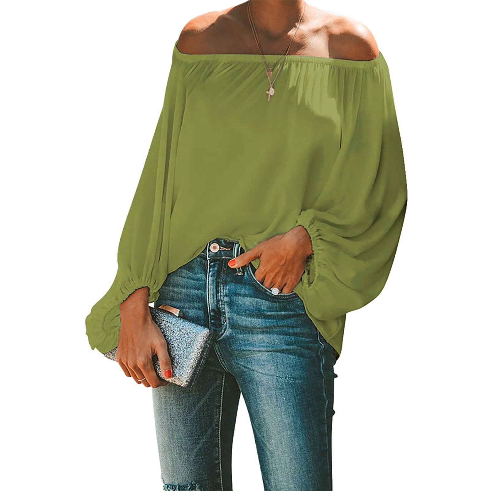 theredthread S offshoulder tops petal the S thread THEREDTHREAD