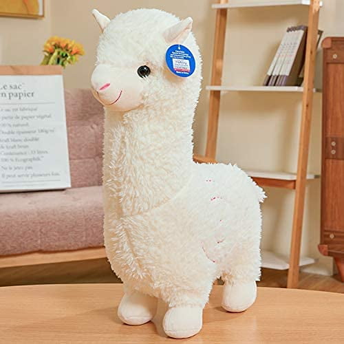 Gran Juguete de Peluche de Alpaca Blanca, Muñeca de El Salvador Ubuy